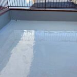 京都市伏見区にて雨漏り修理・防水工事〈ルーフバルコニーからの雨漏り〉