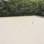 京都市山科区にて雨漏り修理・防水工事〈塩ビシート防水 機械固定工法〉 施工後