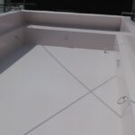 京都市右京区にて雨漏り修理・防水工事〈ウレタン通気緩衝防水・特注カラー仕上げ〉 施工後