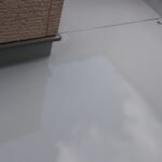 京都市山科区にて戸建てバルコニーの防水工事〈FRP上ウレタン防水・ダイフレックス〉 施工後