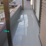 京都市下京区にて雨漏り修理〈戸建てベランダ・バルコニー防水改修工事〉 施工後