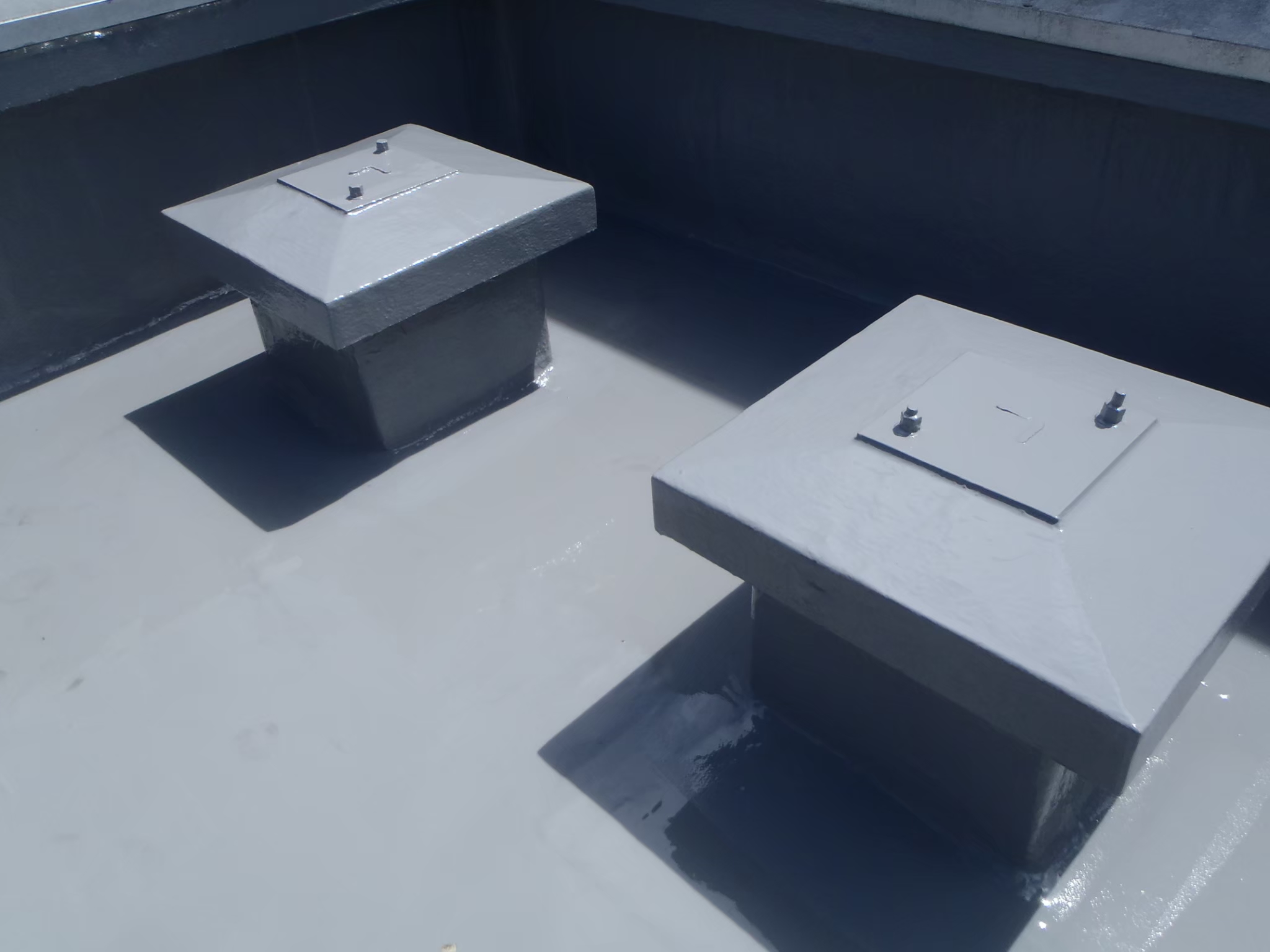 京都市下京区にて雨漏り修理〈商業ビル屋上の防水改修工事〉 施工後