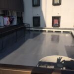 京都市下京区にてマンション下屋の防水工事 施工後