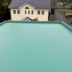 京都市左京区にて雨漏り修理・防水工事〈工場屋上からの雨漏り・塩ビ防水工事〉 施工後