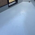 京都市右京区にて雨漏り修理・バルコニーのFRP防水工事 施工後