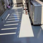 京都市中京区にて商業ビルバルコニーの雨漏り防水工事 施工後