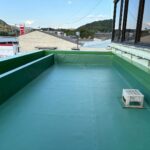 都市中京区にて社屋の雨漏り修理〈塩ビシート・ウレタン防水の複合防水〉 施工後
